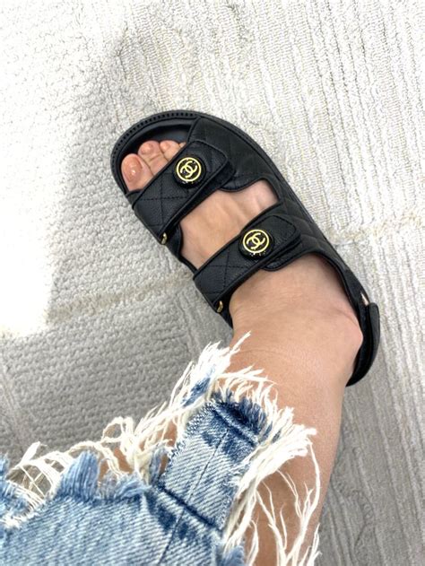 chanel chain sandals replica|chanel birkenstock sandals.